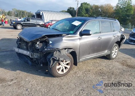 2012 Toyota Highlander Se V6 from USA, damaged, VIN 5TDBK3EH7CS174331